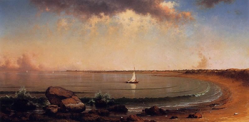 Martin Johnson Heade Shore Scene, Point Judith